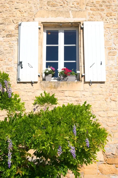 Detail französisches Haus — Stockfoto