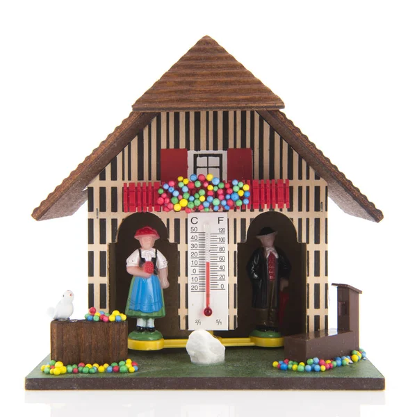 Casa meteorológica miniatura — Fotografia de Stock