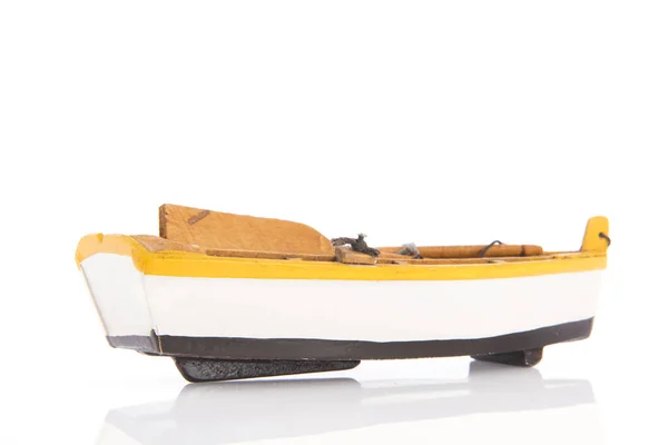 Wooden rowing boat — Stock Photo, Image