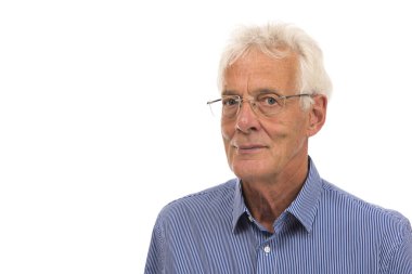 portre kıdemli adamı