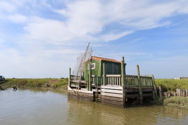 İstiridye cabines ile manzara