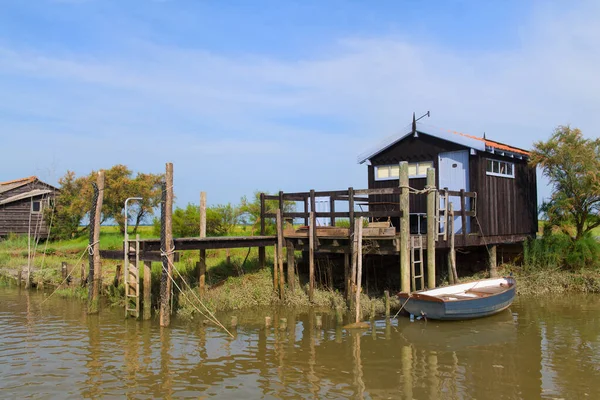 Paisagem com cabines Oyster — Fotografia de Stock