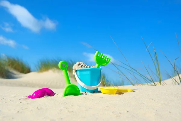 Zabawki na plaży — Zdjęcie stockowe