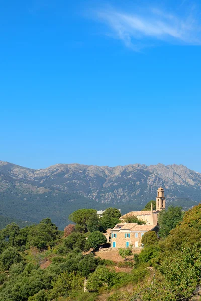 Manzara Doğu Sahili Fransız Korsikası — Stok fotoğraf