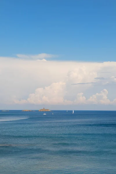 Isola Giraglia a cap Corse in Francia — Foto Stock