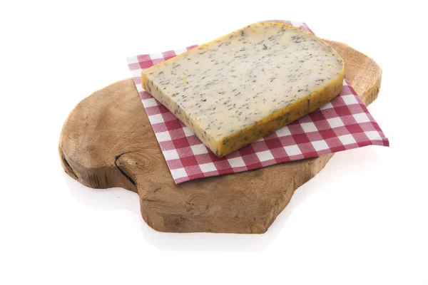 Dutch cheese with herbs — Stock Photo, Image