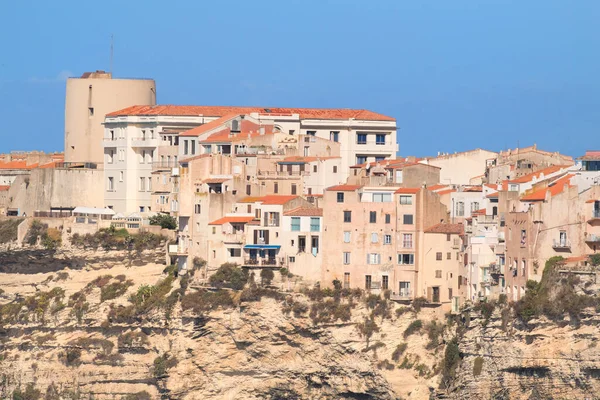 City Bonifacio Klipporna Södra Franska Korsika — Stockfoto