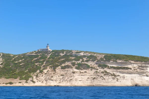 Lighthouse Coast Island Corsica Bonifacio — Stock Photo, Image