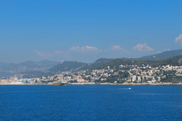 Costa Francia Con Nizza — Foto Stock