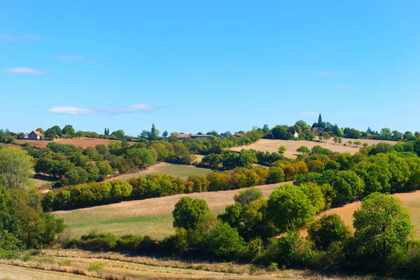 Landschap Met Groene Heuvels Franse Lot — Stockfoto