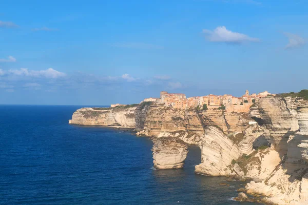 City Bonifacio Klipporna Södra Franska Korsika — Stockfoto