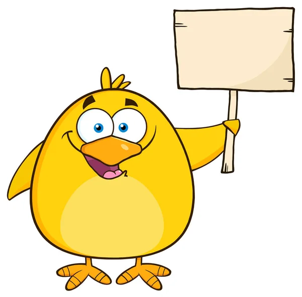 可爱的黄色小鸡 — 图库矢量图片