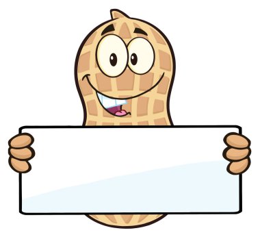 Komik fıstık çizgi film maskot karakteri 