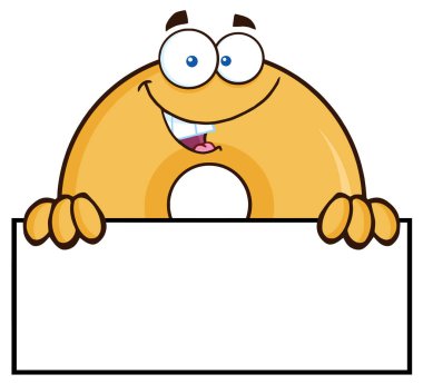 Mutlu çörek çizgi film karakteri.