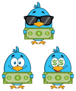 Şirin mavi kuş çizgi film karakteri 