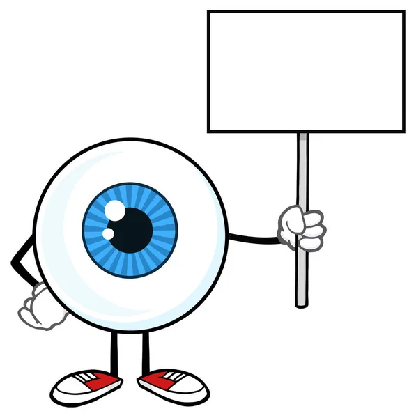 Eyeball Guy Desenhos animados — Vetor de Stock