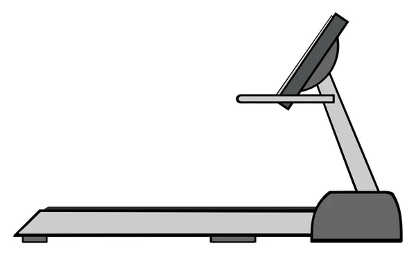 Illustrazione del fumetto del tapis roulant vuoto — Vettoriale Stock