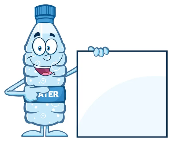 Πλαστικό μπουκάλι νερού — Διανυσματικό Αρχείο