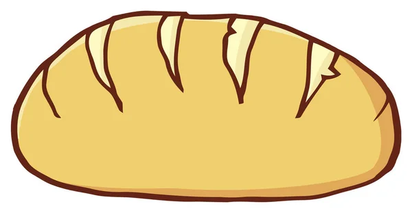 Cartoon Loaf Bread — Stock Vector