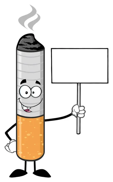Personagem dos desenhos animados do cigarro —  Vetores de Stock