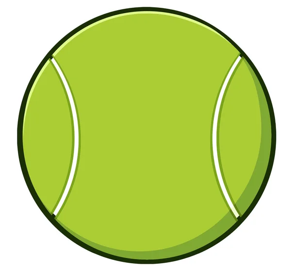 Мультяшный теннисный мяч — стоковый вектор