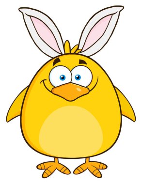 sevimli sarı civciv