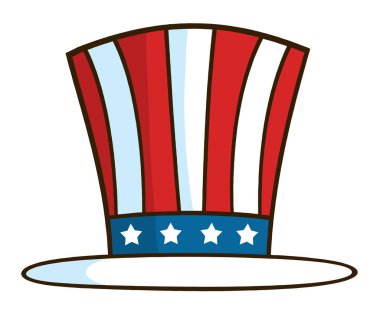 vatansever Amerikan üst şapka