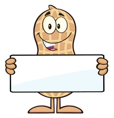 Komik fıstık çizgi film maskot karakteri 