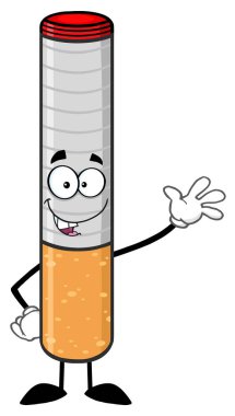 Cigarette Cartoon Character  clipart
