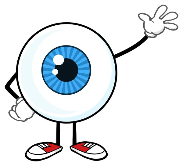 Eyeball κινούμενων σχεδίων τύπος — Διανυσματικό Αρχείο