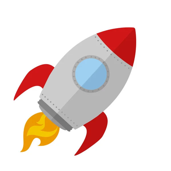 Rocket Ship start-up-Concept — Stockvector