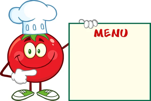 Postać z kreskówki pomidor — Wektor stockowy