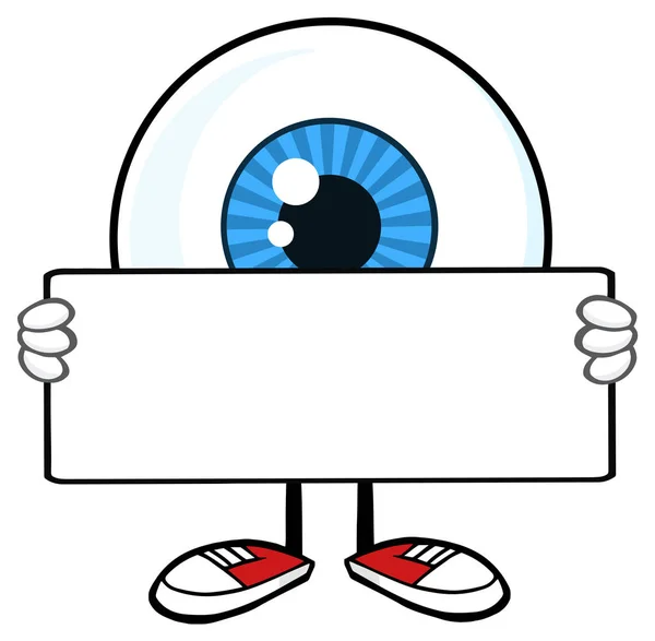 Eyeball Guy Cartoon — Stock Vector