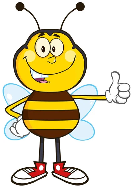 Bee Cartoon Character — Stock Illustration Bee Cartoon Character Stock Vector