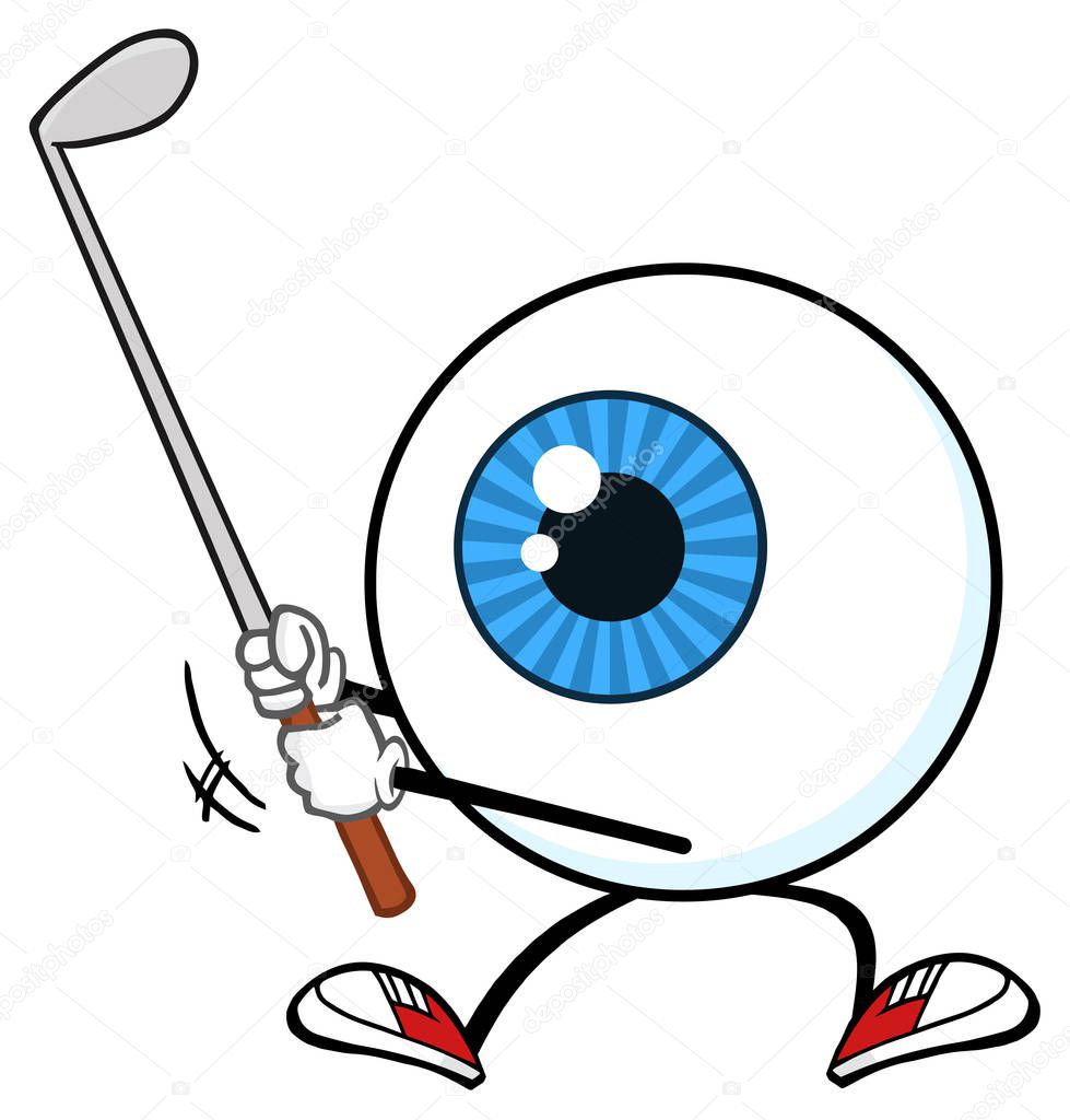 Eyeball Guy Cartoon