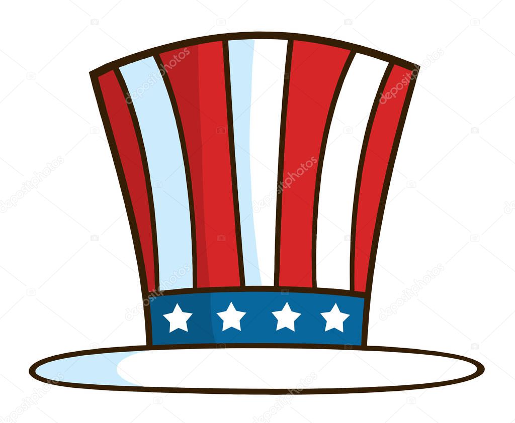 Patriotic American Top Hat