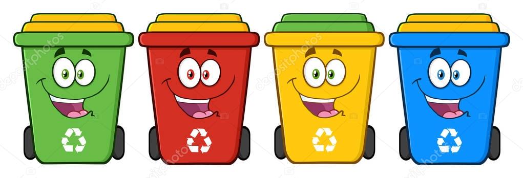 Imágenes: botes de reciclaje animados | Personajes de ...
