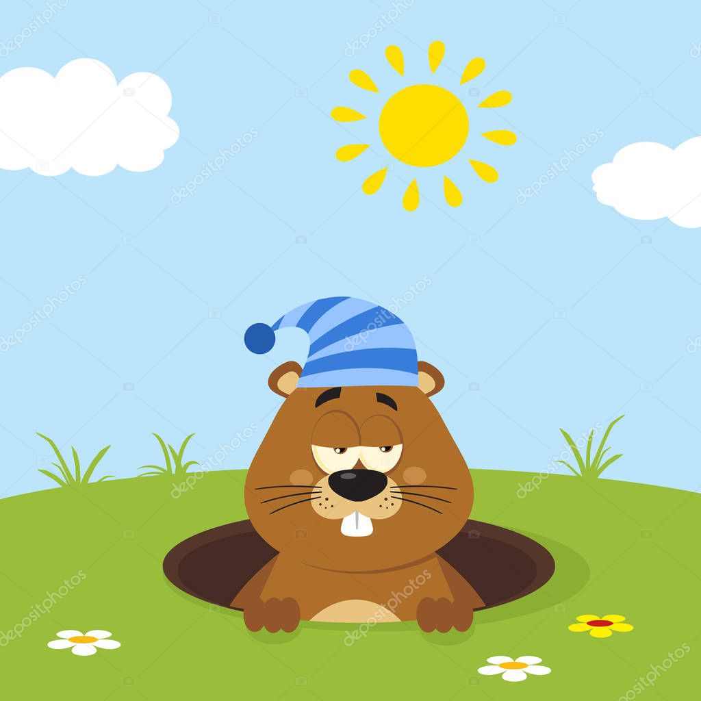 Marmot Cartoon Character — Stock Vector © HitToon #141917608