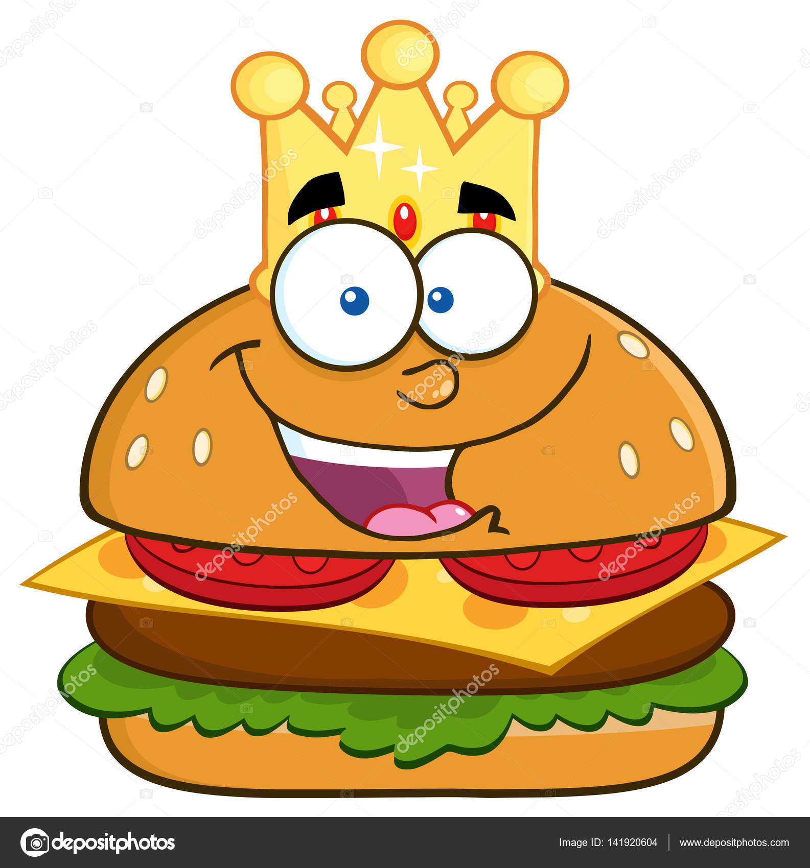 Happy Hamburger Cartoon Character Stock Vector Image by ©HitToon #141920604