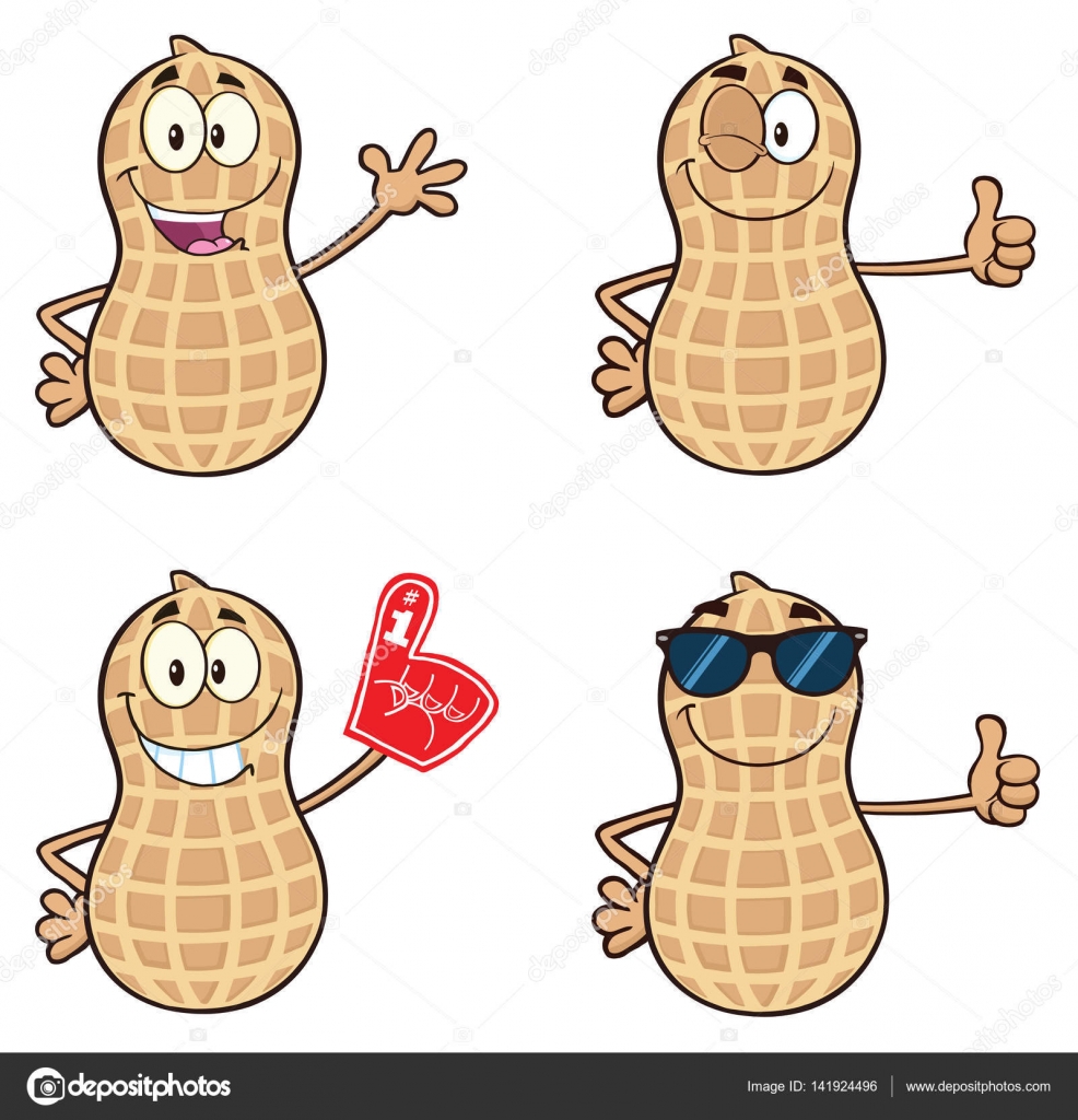 Peanut Cartoon Character Stock Vector Image by ©HitToon #141924496 Peanut Cartoon Character Stock Vector Image by ©HitToon #141924496
