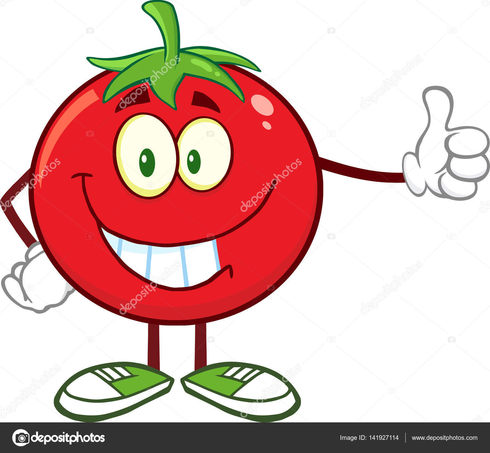 Tomato Cartoon Character Stock Vector Image by ©HitToon #141927114