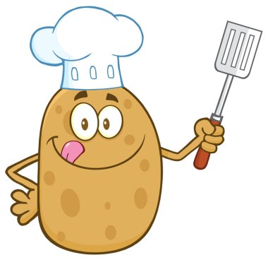 Şef patates karakter 