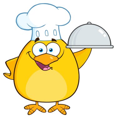 sevimli sarı civciv