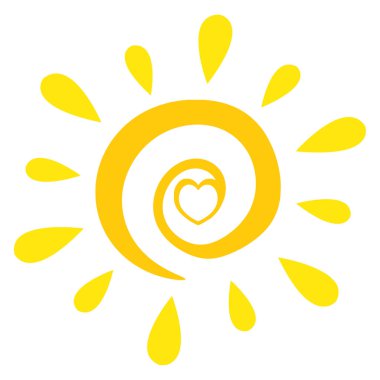 Sun'ın kalp basit tasarımı