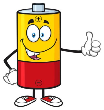 Komik pil çizgi film maskot karakteri 