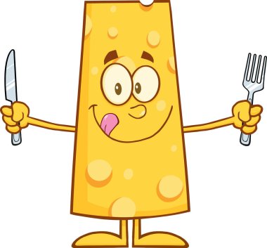 Cheese Cartoon Character 