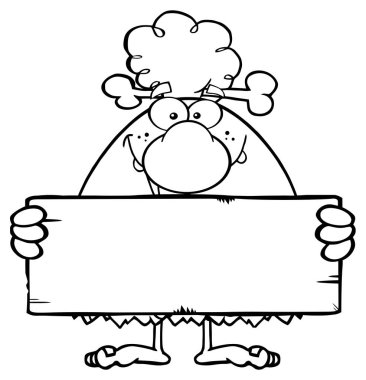 Siyah ve beyaz mağara kadın