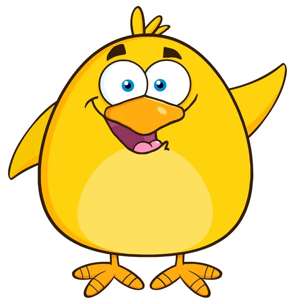 Schattige gele chick — Stockvector