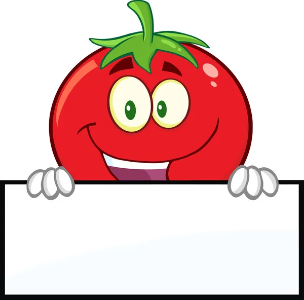 Tomate personaje de dibujos animados — Vector de stock