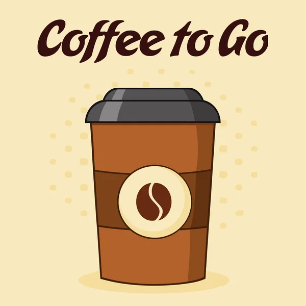 咖啡杯子卡通 — 图库矢量图片